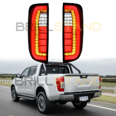 Accesorio de lámpara de freno de luz trasera LED para Nissan NP300 Navara 2015-2021 Smoke Foto 1 de 4