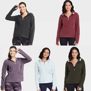 Women's Microfleece Pullover Sweatshirt-All in Motion-Various Colors/Sizes -S150 - Picture 1 of 13