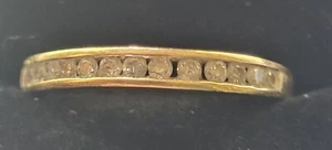 1/4 TCW Diamond Ring 10K Yellow Gold SZ 7 - Picture 1 of 6