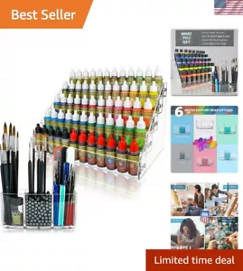 Portable Premium Acrylic Paint Organizer with Bead Support - Tabletop Design - Picture 1 of 11