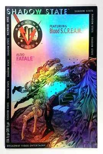 Shadow State #1A Chrome CVR (1995) Broadway Comics Blood S.C.R.E.A.M./Fatale - Imagen 1 de 2