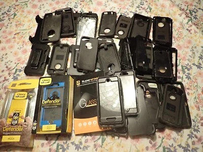 Mixed lot of Iphone Otter Box used cover most for older model and 3 new - Image 1 of 4