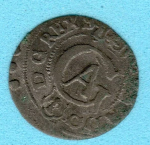 Elbing Schilling 1632 Gustav II Adolf Sweden Poland XF 3641 - Picture 1 of 2