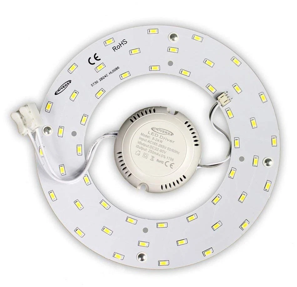 Modulo circolina led ricambio per plafoniera luce naturale 16 22 32 54 watt - Immagine 1 di 1