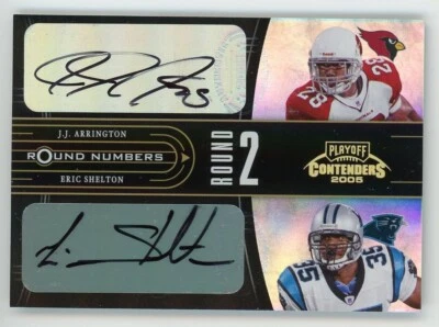 Arrington Shelton Brown Jackson 2005 Playoff Contenders Rookie RC Quad Auto #/25 - Image 1 of 2