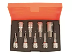 Bahco S9HEX 1/2"Dr Metric 9pce Hex Bit Socket Set - Picture 1 of 1