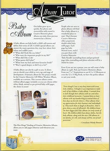 CREATIVE MEMORIES BABY ALBUM TUTOR 2003 BN & NLA - Picture 1 of 1