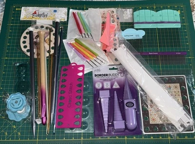 Lote de marco de peine de herramientas de bordado de punto de cruz artesanías artísticas Foto 1 de 4