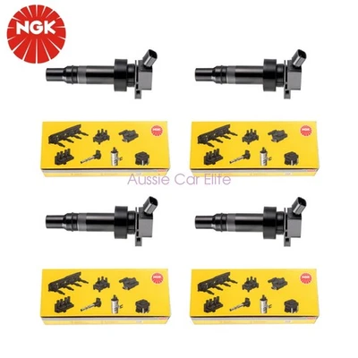 273012B100 4pcs OEM NGK Ignition Coil Assembly For 2012-2015 Hyundai KIA 1.6L - Image 1 of 4