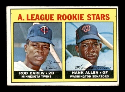 1967 Topps #569 Rod Carew/Hank Allen Rookie Stars G/VG X3577457 - Image 1 of 3