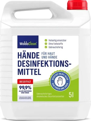 WOLDOCLEAN 5l Desinfektion Desinfektionsmittel Kanister Haut Hände Flächen Hygiene Reiniger