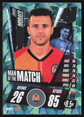 2020-21 Topps Match Attax Man of the Match Júnior Moraes #MM26 - Image 1 of 2