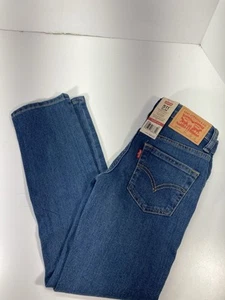 Levis 511 Jeans Youth Boys Size 8 24X25 Blue Denim Stretch Flex Slim Fit NWT - Picture 1 of 14