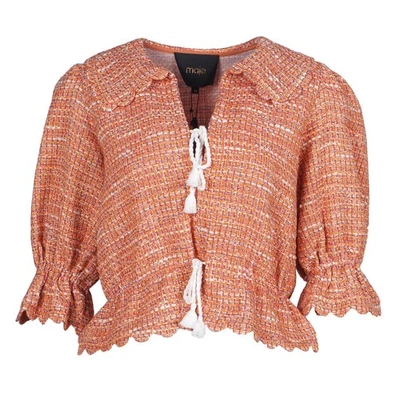 Maje Women's Cardigan Size 36 FR  / S Tweed MFPVE00324 - Image 1 of 4