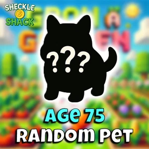 AGE 75 RANDOM PET❓ GROW A GARDEN🪴 🎮ROBLOX (Super Fast Delivery🚀!) - Picture 1 of 1