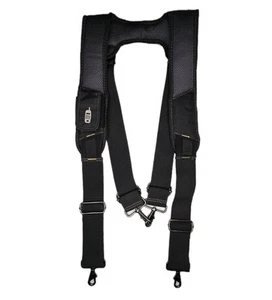 Dead On Tools Heavy Duty Suspenders Adjustable Padded Shoulder Straps Pocket - Picture 1 of 11