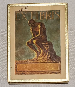 Vintage 50 EX LIBRIS The Thinker Bookplates - by Antioch - 1970s - Picture 1 of 3