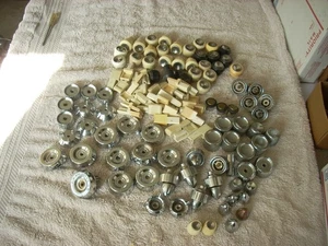 STUDEBAKER RADIO PARTS - USED KNOBS BUTTONS (SOME NOS) - Picture 1 of 3