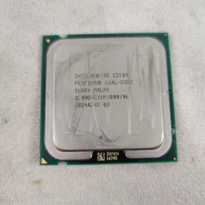 Intel E2180 SLA8Y Pentium Dual Core 2.0GHz 1M 800MHz CPU PN: HH80557PG0411M - Image 1 of 2