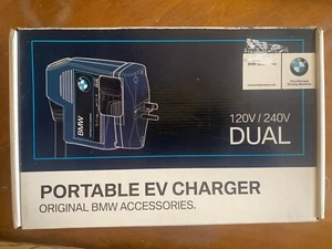 BMW Portable EV Battery Charger cord Dual 120V / 240V OEM 61442448670 - Picture 1 of 6
