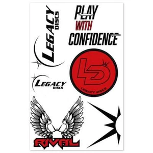 Legacy Discs Disc Golf Sticker Sheet - Picture 1 of 1