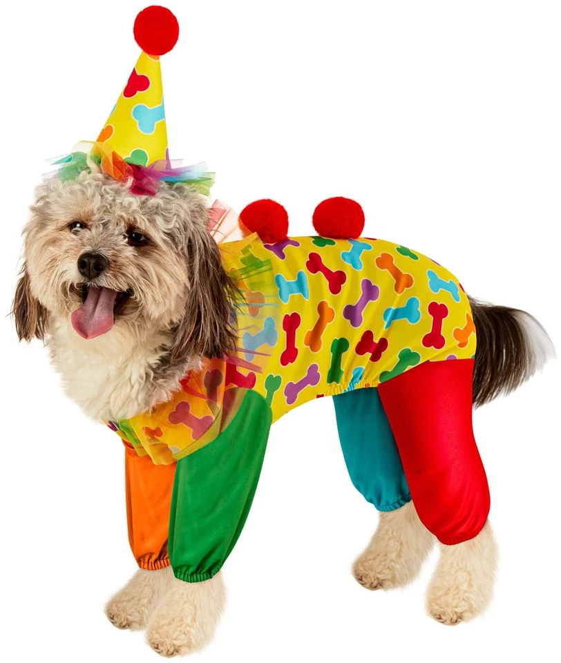 Fantasia de palhaço de circo animal de estimação - Rubie's - Imagem 1 de 1