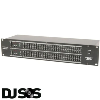 Citronic CEQ231 Dual 2 x 31-Band Stereo Graphic Equaliser Equalizer EQ 19" 2U - Image 1 of 4