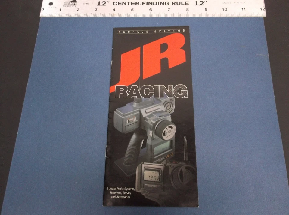 VINTAGE JR RACING R/C CONTROLLERS SERVOS BOOKLET *VG-COND* - Image 1 of 4