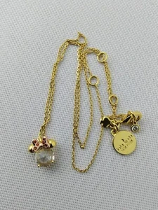 Kate Spade New York Mini Mouse Zirconia Enamel Gold Plated necklace - Picture 1 of 19
