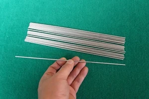 2,4 mm Durchmesser Titan 6al-4v Draht 0,094 Zoll x 10 Zoll Rundstab Schweißen Grade 5 Stab 20 Stck. - Bild 1 von 4