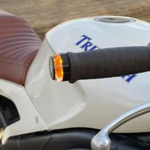Custom Dynamics Motorcycle Handlebar End LED Lights - Picture 1 of 6