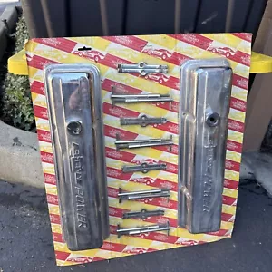 NOS Vintage Lil John’s Performance Small Block Chevy Power SBC Valve Covers 350 - Picture 1 of 4