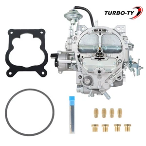 Carburetor Fit For Rochester Quadrajet 4 BBL engines 650 CFM Electric Choke - Picture 1 of 8