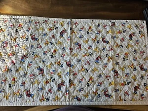Vintage Disney Dundee? Layered Fabric With Metal Rivets 42x22 Inch - Picture 1 of 6