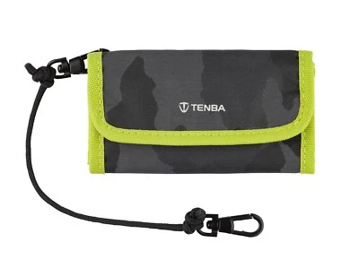 Tenba Tools Reload CF 6 - Black Camo/Lime- CF Memory Card Wallet - Image 1 of 2