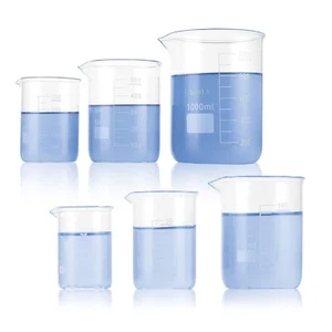 6 Pack Glass Lab Pyrex Beaker Set Measuring Cup Thick 25/50/100/250/500/1000ml - Picture 1 of 7