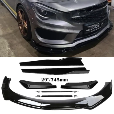 For Mercedes-Benz CL Front Rear Bumper Lip Spoiler Splitter Body Kits Side Skirt Foto 1 de 4