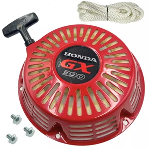 Cubierta de retroceso de arranque de tracción para cuerda y pernos Honda GX340 GX390 11HP 13HP - Imagen 1 de 10