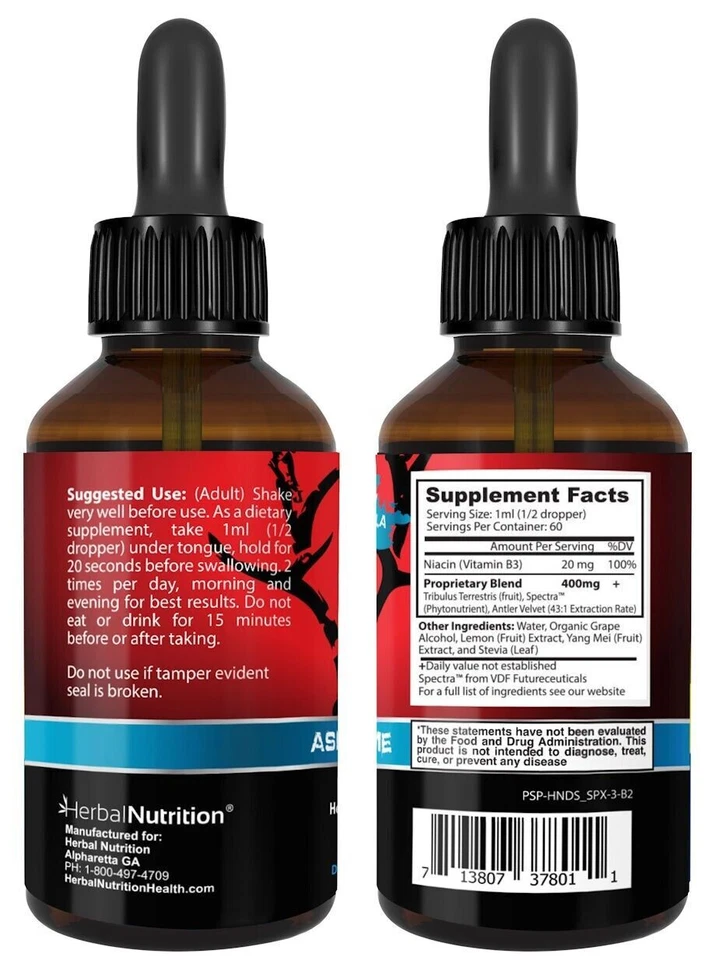Aspen IGF-1 Extreme Deer Antler Velvet Spray Formula - 2 Pack