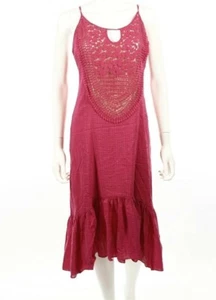 Plenty by Tracy Reese Womens Raspberry Sleeveless Sun A-Line Dress Size Medium - Picture 1 of 2