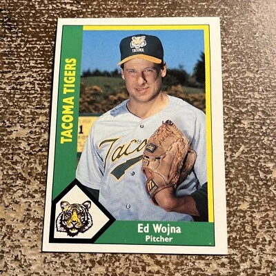 1990 CMC #588 Ed Wojna AAA Tacoma Tigers - Image 1 of 2