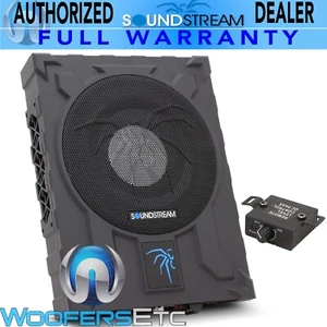 SOUNDSTREAM USB-10P 10" 1000W UNDER SEAT SUBWOOFER BASS SPEAKER AMPLIFIER NEW - Picture 1 of 11