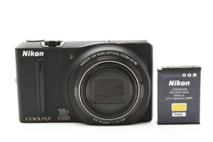 Nikon COOLPIX S9100 12.1MP 18x HDMI Digital Camera Black English Languege OK - Picture 1 of 10