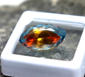 Natural Pitambari Sapphire Marquise Cut 9ct Loose Sapphire Multi Color Gemstone - Picture 1 of 10