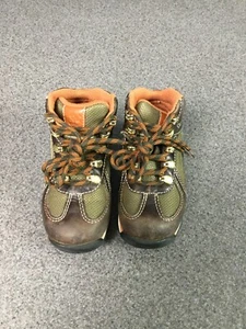 Kids Timberland Field Boots Brown Hiking Boots GS Boys Waterproof US8 M23C - Picture 1 of 5
