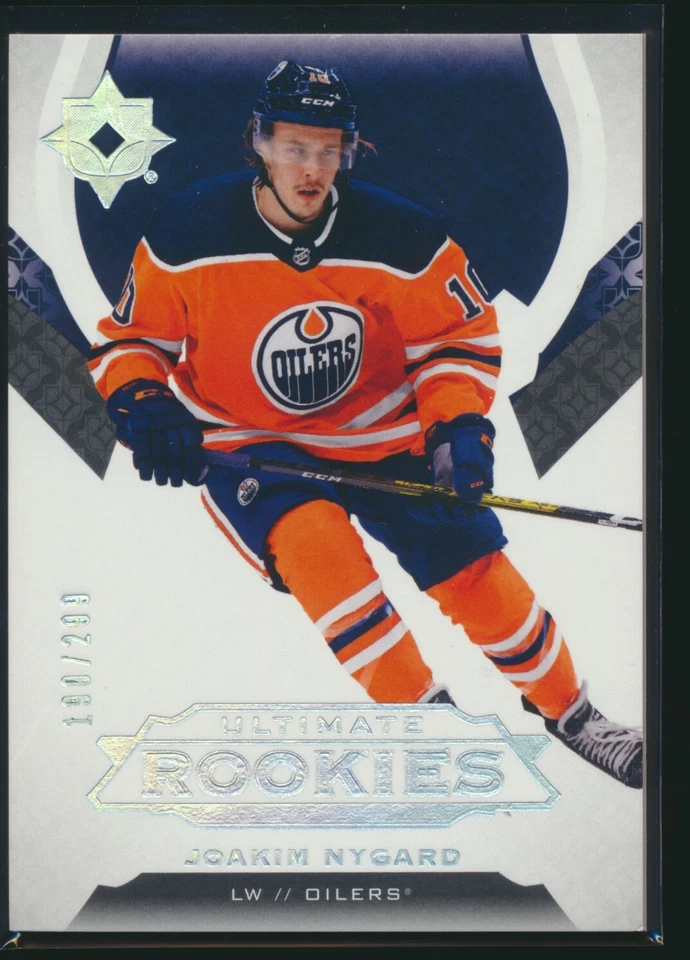 2019-20 Upper Deck Ultimate Rookies #138 Joakim Nygard Oilers 190/299 - Image 1 of 1