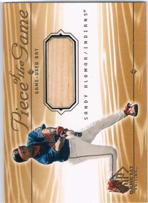 2001 SP Game Bat Piece of the Game #SR Sandy Alomar MEM  - Image 1 of 1