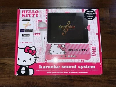 Hello Kitty iSing ISK-IPAD HK iPad Docking Karaoke Music Machine Microphone - Image 1 of 4