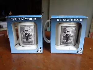 Tazza cartone animato The New Yorker lotto 2 barili college - Foto 1 di 4