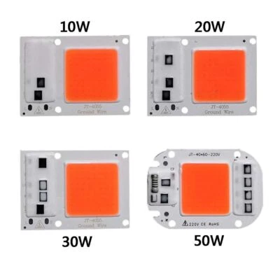 COB 10W 20W 30W 50W watt LED 110V 220V Chip white warm spectrum grow light lamp - Image 1 of 4
